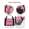 Women Waterproof Sports Gym Bag With Shoes Compartment Travel Duffel Bag Training Handbag