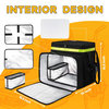 Expandable Insulated Reflective Strip Delivery Cooler Bike Bag Takeaway Food Delivery Bags