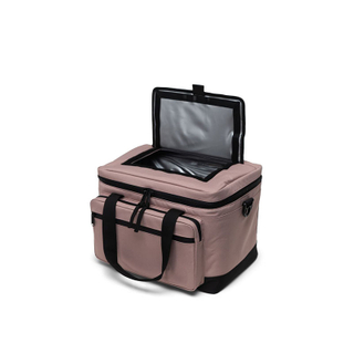 Insulated 12 Cans Cooler Tote with Soft Leakproof PEVA Liner for Picnic Beach BBQ Party Lunch Cooler Bag