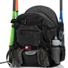 Factory Custom Waterproof Sports Bag Baseball Equipment Bag Baseball Backpack With External Helmet Holder