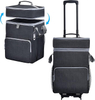 Durable Multifunctional 72-Can Large Rolling Cooler Bag Insulated Soft Cooler Bag with Detachable Wheels