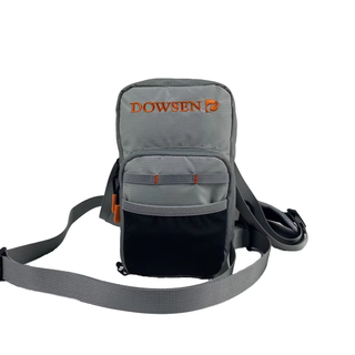 Fly Fishing Chest Pack Vest Bag with Detachable Strap for Tackle and Fly Boxes Storage Pack