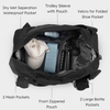 Wholesale Multipurpose Wet Pocket Convertible Duffle Bag Weekender Overnight Bag Gym Bag for Men with Shoes Compartment