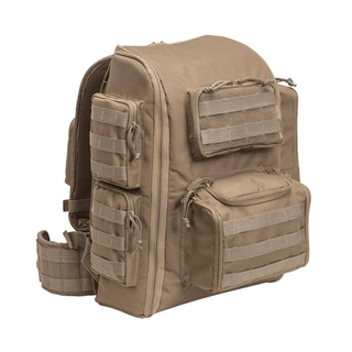 Tactical Military Backpack Modular Roll-Out Field Medical Pack Coyote Brown