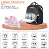Custom Stylish Baby Bag with Folding Crib for Moms and Dads Portable Bassinet Diaper Bag Backpack