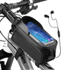 Bike Phone Bag Bicycle Pouch Top Tube Bag Bike Phone Mount Bag Cycling Front Frame Bag Waterproof Bike Accessories Bag Phone Holder