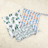 Fashion Washable Baby Travel Beach Gym Bag Waterproof Reusable Wet Dry Bags for Baby Wet Cloth Diapers 3 Pack