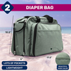 Muti-fuctional Mommy Bag Foldable Baby Bed Bassinet Functions Diaper Bag and Changing Station Easy Folding for Travel