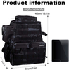  Factory Price Large Storage Fishing Tackle Backpack 2 Fishing Rod Holders with 4 Tackle Boxes
