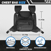 Custom Fashion Adjustable Minimalist Chest Pack Water Wear Resistant Portable Running Vest Bag
