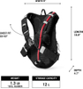 Fashion Design Custom Durable Mountaineering Cycling Vest Multi-Size Loop Breathable Straps Hydration Backpack