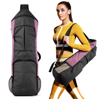 2025 Custom Large Hands-Free Training Gym Bag Sports Bag Yoga Mat Shoulder Bag for Women with Water Bottle Pocket