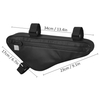 2025 Hot Selling Large Water Resistant Bike Pouch Bicycle Under Tube Triangle Bag Bike Storage Frame Bag with Reflective Logo