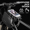 Best Selling Premium Rainproof Bike Bag Cycling Cell Phone Holder Bike Frame Bag Bike Upper Tube Bag with Reflective Tape 