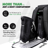 2022 New Design 50L Padded Ski Bag Snowboard Boot Bag with Drain Holes Large Capacity Water-Resistant Ski Travel Bag