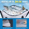 Custom Logo Large Insulated PVC Tarpaulin Fish Cooler Bag Leakproof Kill Bag Fish Kill Bag for Outdoor Fishing