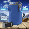 Bouldering Chalk Bag Bucket with Quick-Clip Belt & Carabiner Drawstring Rock Climbing Chalk Bag