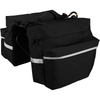 Custom Bike Rear Rack Trunk Bag Bicycle Commuting Bag with Reflective Trim Bike Pannier Bag