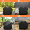 1200D Polyester Gas Outdoor Grill Cover with Velcro Strap Dust UV & Water Resistance BBQ Cover