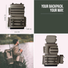OEM/ODM Waterproof Cooler Bag Fishing Bag Durable Tackle Backpack for Salt Water Fishing Hiking Camping