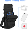 Tactical MOLLE Hydration Carrier Bag with Extra Accessory Pouch And Detachable Shoulder Strap