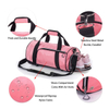 Women Waterproof Sports Gym Bag With Shoes Compartment Travel Duffel Bag Training Handbag