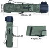 Fishing Rod Bag Canvas Rod Case Organizer Pole Storage Bag Fishing Rod And Reel Carrier Organizer for Travel