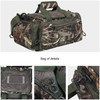 Multifunctional 15In Camouflage Hunting Tool Gear Bag for Camping Traveling Weekend Travel Duffle Bag