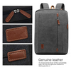 17.3 Inches Laptop Messenger Bag Shoulder Bag Canvas Backpack Oxford Cloth Multi-Functional Briefcase for Laptop