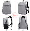 Customized 15.6 Inches Large-capacity Waterproof Anti Theft with USB Charging Travel Laptop Backpack