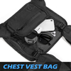 Custom Fashion Adjustable Minimalist Chest Pack Water Wear Resistant Portable Running Vest Bag