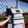 2025 New Design Large Spacious Baseball Bag Softball Equipment and Gear Backpack 4 Baseball Bats Holder Bag