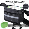 Hot Selling Large Water Resistant Bicycle Storage Bag Cycling Front Bags Bike Handlebar Bag with TPU Touch Screen Phone Holder