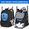 Wholesale Custom High Quality Baseball Catcher Bag Baseball Gear Backpack Large Bat Bag with Fence Hook