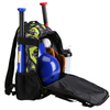 Customized Youth Large Capacity Holds 2 Bats Kids Baseball Bat Bag Backpack Baseball Bag with Fence Hook