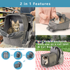 ODM OEM Wholesale Durable Scratch-proof Mesh Pet Backpack Carrier Expandable Cat Backpack