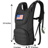 Molle Hydration Backpack 900D with 2L Water Bladder for Hiking Cycling Running Tactical Water backpack