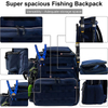 ODM Waterproof New Style Outdoor Fishing Backpack Portable Multifunctional Fishing Tackle Bag with Rod Holder