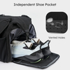 Wholesale Multipurpose Wet Pocket Convertible Duffle Bag Weekender Overnight Bag Gym Bag for Men with Shoes Compartment