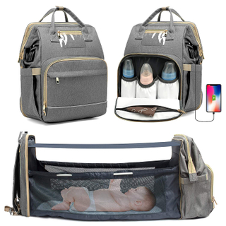 Factory Directly Nappy Backpack with Changing Station Mother Travel Bag Portable Stylish Diaper Bag Backpack