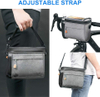 Waterproof Touch Screen Phone Holder Front Frame Storage Basket Bicycle Handlebar bag with Removable Shoulder Strap 