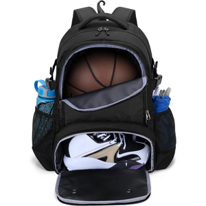 Custom Logo Sports Bag Equipment Bags Large Training Gym Bag Soccer Backpack Basketball Bag with Shoe Compartment