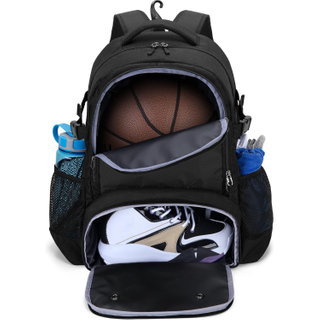 Custom Logo Sports Bag Equipment Bags Large Training Gym Bag Soccer Backpack Basketball Bag with Shoe Compartment