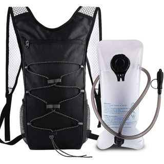 OEM Factory Outdoor Lightweight Hiking Running Water Backpack with 2L Water Bladder Hydration Bags