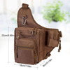 2021 Hot Selling Fishing Shoulder Bag Crossbody Messenger Fishing Sling Bag Fishing Waist Bag