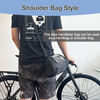 Custom Hot Selling Large Reflective Bicycle Front Storage Pouch Water Resistant Handle Shoulder Bike Handlebar Bag