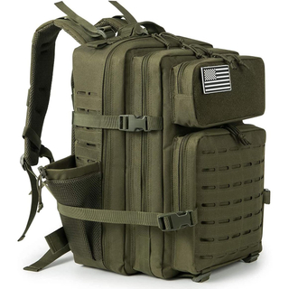 Heavy Duty 45L Army Survival Backpack 500D Cordura Combat Tactical Military Day Backpack
