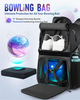 Factory Production Single Bowling Ball Backpack Shoe Bag Bowling Ball Bag With Ball Holder