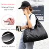 2025 New Design Lightweight Foldable Duffel Bag Gym Tote Bag Swimming Yoga Bag with Shoes Compartment & Wet Dry Storage Pockets 