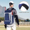 Waterproof Large Capacity Sports Training Baseball Backpack Softball Equipment Bag Softball Bag with Shoes Compartment